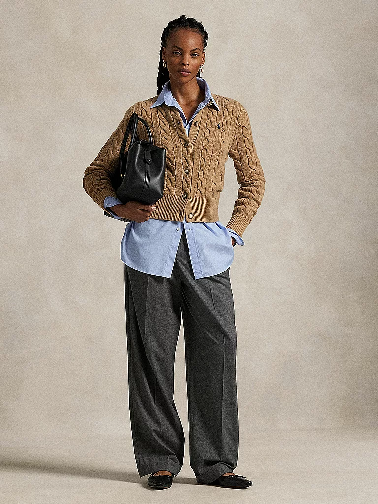POLO RALPH LAUREN Cardigan camel
